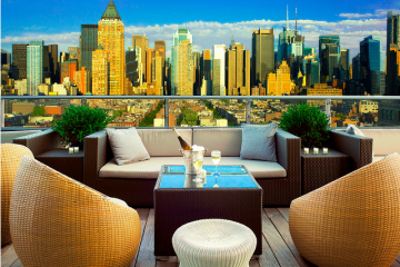 Rooftop bar New York