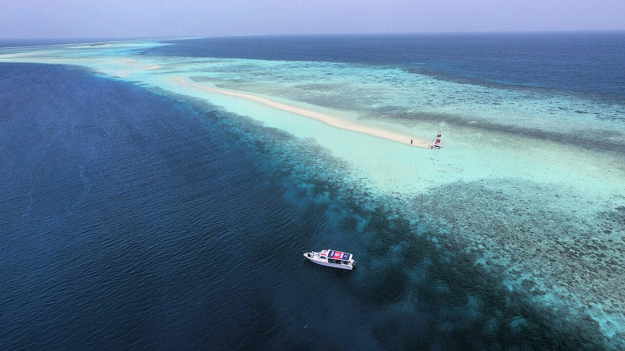 Maldive in catamarano