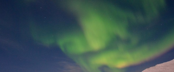 Aurora boreale in Norvegia